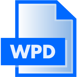 WPD File Extension Icon 256x256 png